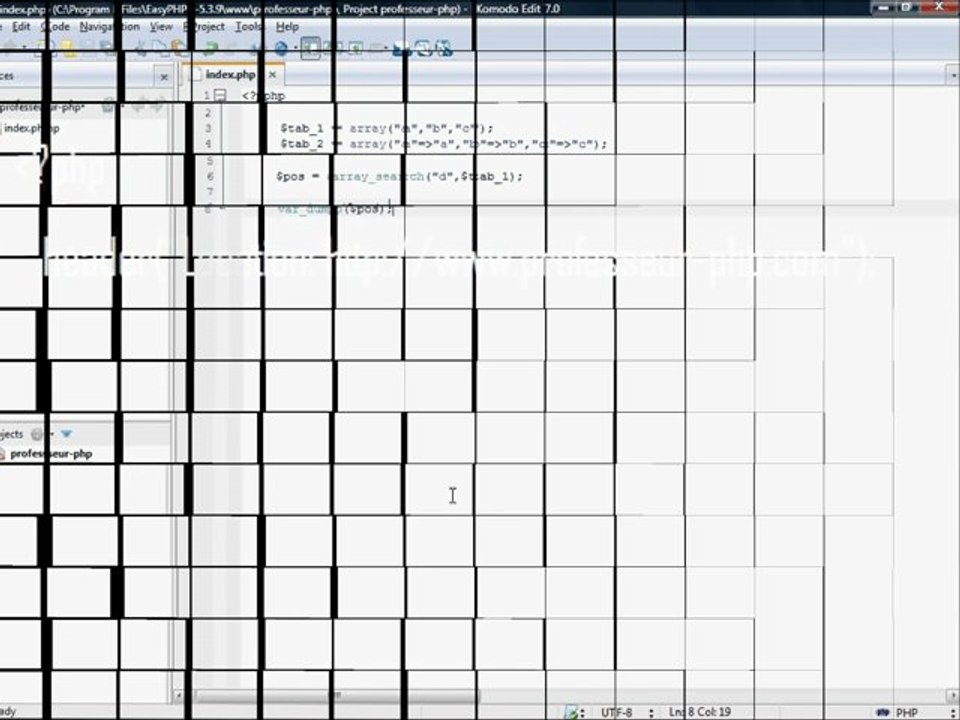 Tableau Array PHP - 4/4 - Apprendre PHP avec Professeur-PHP.com