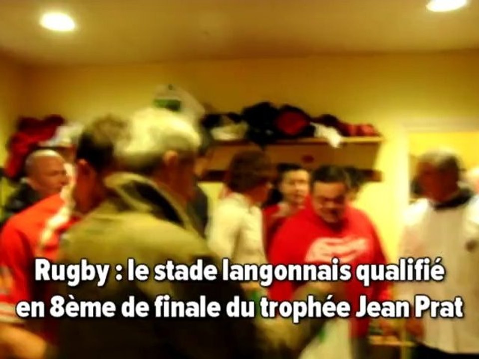 Rugby: stade langonnais qualifié en 8ème de finale