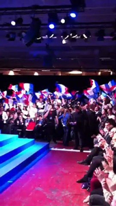Meeting Nicolas Sarkozy avec les Jeunes Paris 31 mars 2012