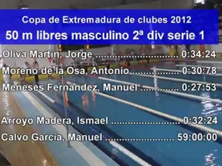 50 libres Copa CLubes 2012