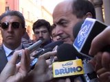 Bologna - Bersani: l'assenza del Governo è un fatto molto triste