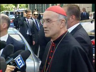 Roma - Bertone ricorda Cossiga