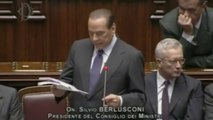 Berlusconi - L'unita dei partiti di maggioranza