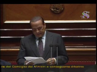 Berlusconi in Senato - Ci vuola la riforma dela Giustizia