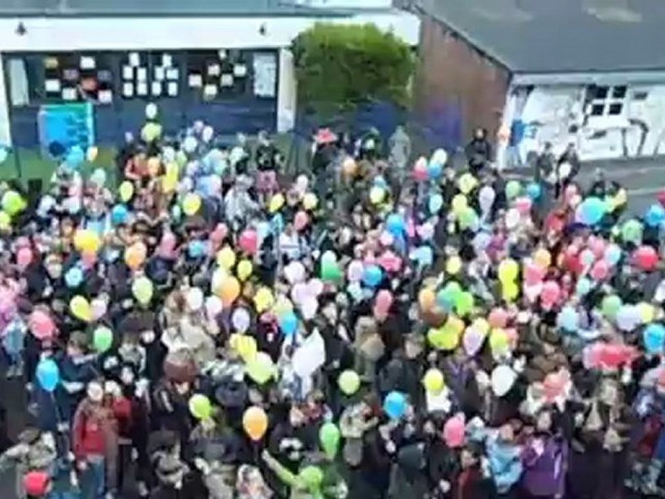 Lâcher de ballons