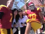 New Video Shows USC Football Players Joking Around on Campus