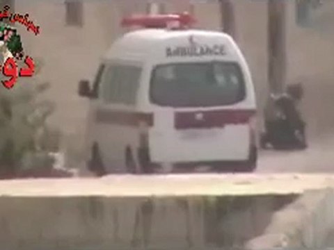 فري برس ريف دمشق دوما أنتشار أمني كثيف في أحياء المدينة01 05 2012 Damascus