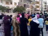 فري برس درعا المحطة حي السبيل  مظاهرة مسائية 1 5 2012 Daraa