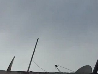 فري برس حلب  مرج دابق  تحليق الطيران الأسدي 1 5 2012 Aleppo