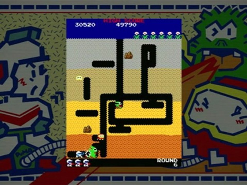 Classic Game Room - DIG DUG for Playstation 3 PS3 review