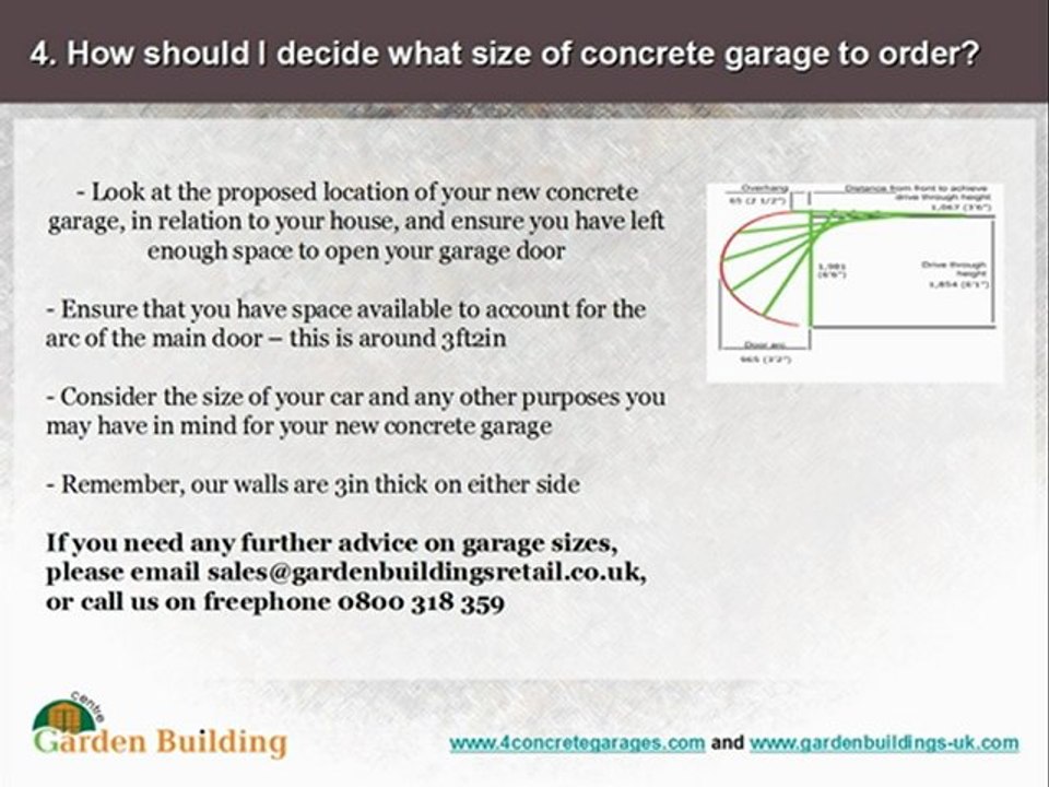 4ConcreteGarages - Frequently Asked Questions #4
