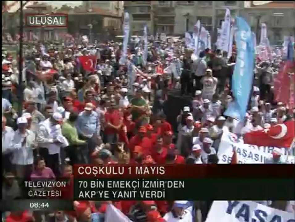 1 MAYIS 2012 DE- İZMİR GÜNDOĞDU