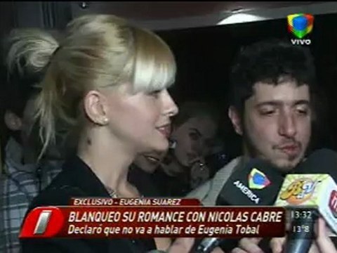 pronto.com.ar China Suárez habló de Tobal y Cabré