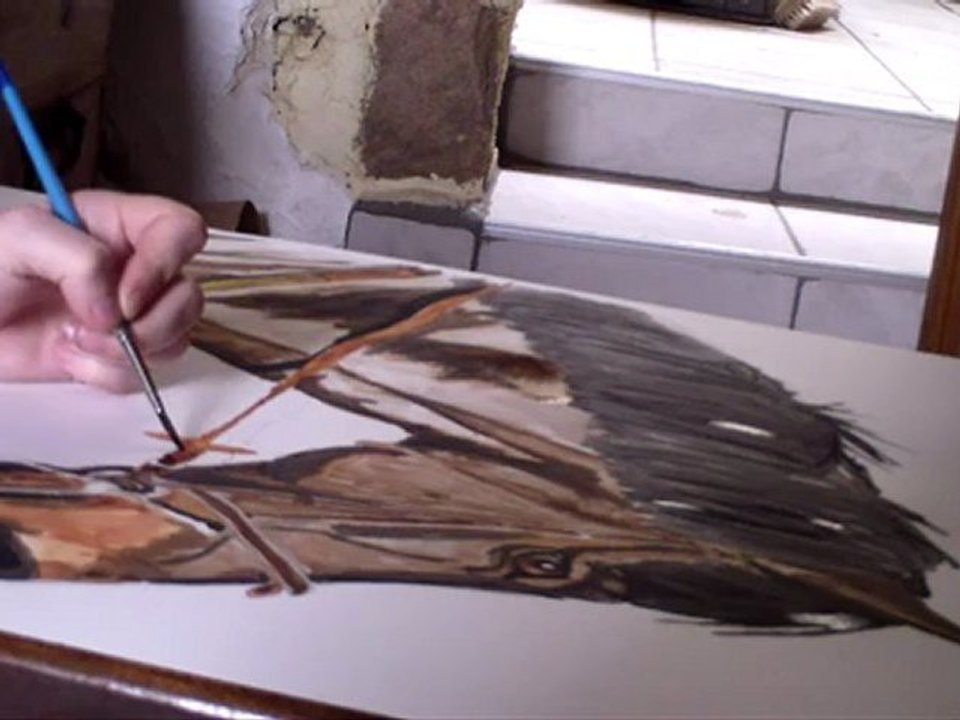 Film de la création d'une aquarelle (2)