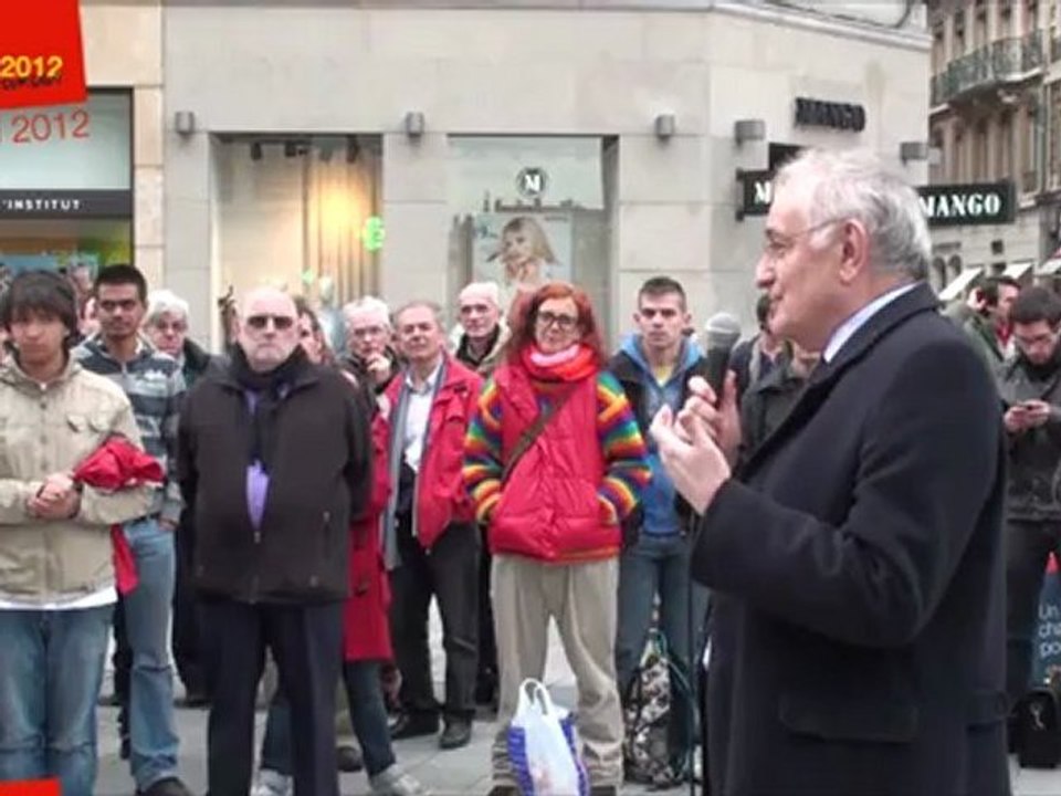 Déchets nucléaires / Question à J. Cheminade à Lyon 9