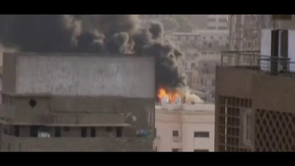 Egitto - Incendio al ministero dell'Interno 1