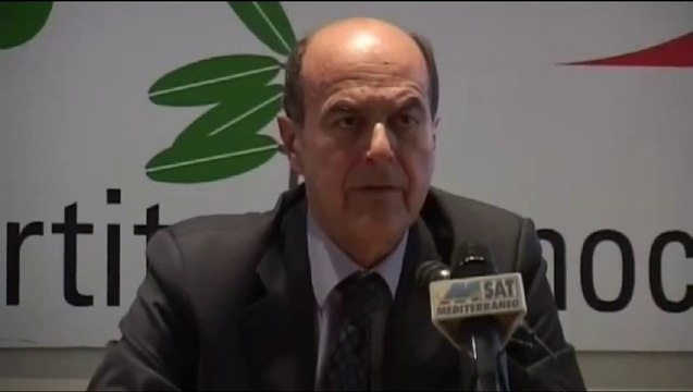Bersani - Il PD non avallerà i pasticci del Governo