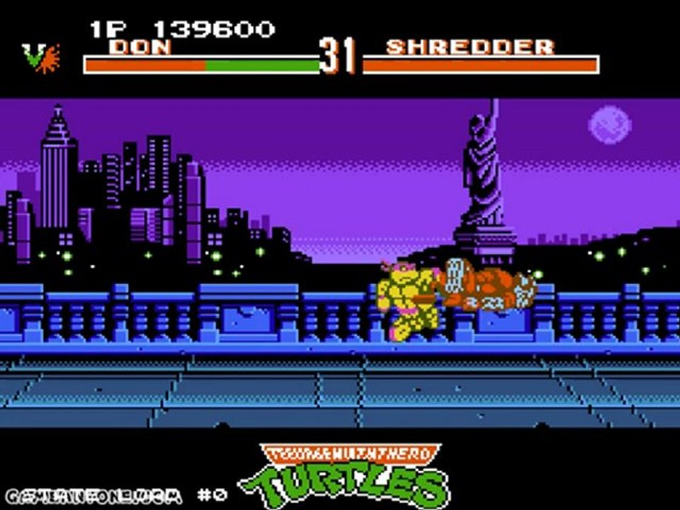 Teenage Mutant Ninja Turtles: Tournament Fighters Story playthrough (NES) (Part 2)