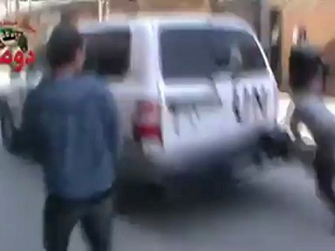 Syrie: les observateurs de l'ONU à Douma meurtrie