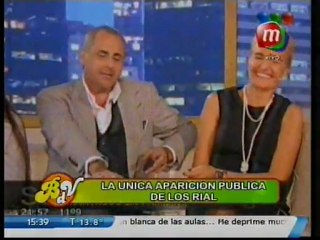 La aparición pública de Rial con Silvia D`Auro