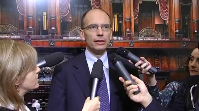 Letta - Decidwerà Monti de sarà un Governo Tecnico o Politico