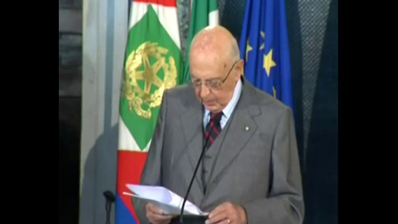 Quirinale - Incontro del Presidente Napolitano con i nuovi cittadini italiani