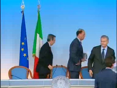 Roma - Conferenza stampa Alfano, Gasparri, Cicchitto