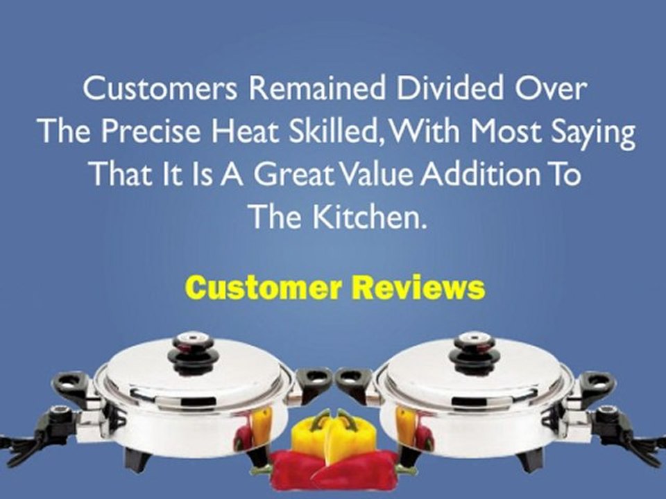 Precise Heat 3-1/2-Quart Surgical Stainless-Steel Oil Core Skillet
