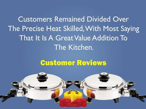 Precise Heat 3-1/2-Quart Surgical Stainless-Steel Oil Core Skillet