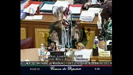 Roma - Audizione del Ministro Lorenzo Ornaghi