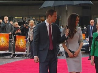 Duke and Duchess of Cambridge walk the red carpet