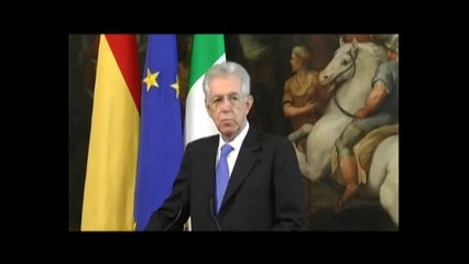 Monti - La linea del governo per la crescita è fatta di interventi strutturali (23.02.12)