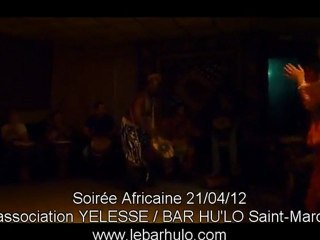 Soirée Africaine YELESSE _ BAR HU'LO