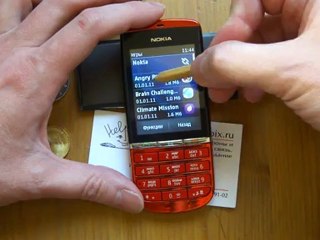 Nokia Asha 300 - демонстрация работы