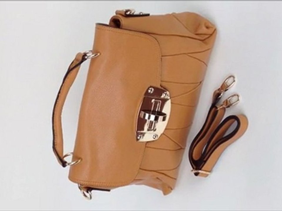 Leather Satchel Handbag