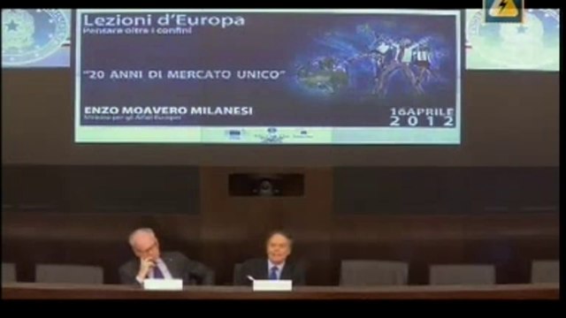 Roma - Lezioni d'Europa, vent'anni di mercato unico (16.04.12)