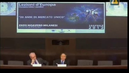 Roma - Lezioni d'Europa, vent'anni di mercato unico (16.04.12)