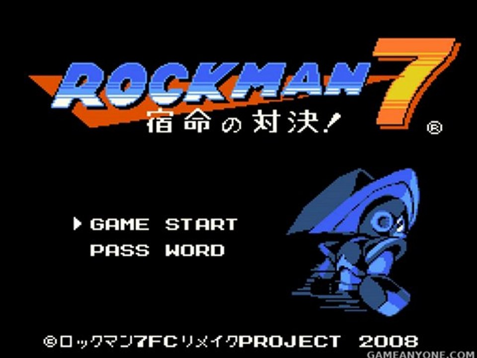 8-Bit Mega Man 7 Intro