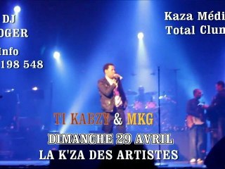 Ti Kabzy & MKG en live dimanche 29 avril 2012 a la KAZA Des Artistes/tropikprod