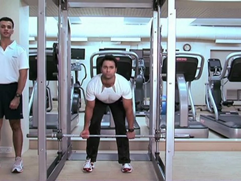 Stiff Leg Barbell Lunges : Perfect Leg Workout