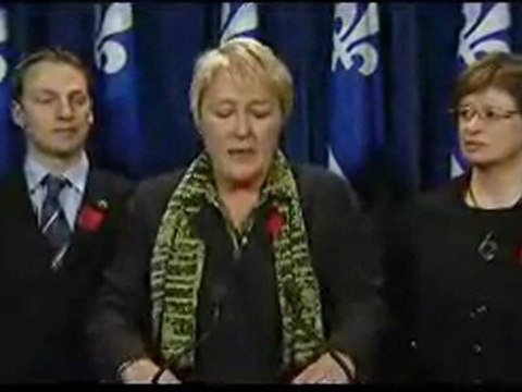 Point de presse de Pauline Marois sur le conflit étudiant (25 avril 2012) Parti Québécois