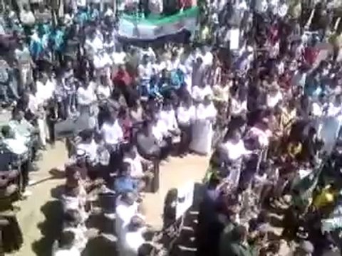 فري برس درعا ناحته صباحية جميلة نصرة للمدن المنكوبة 25 4 2012 Daraa
