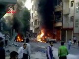 فري برس ريف دمشق دوما دوما ترزح تحت النار 25 4 2012 Damascus