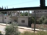 فري برس درعا  مدينة طفس أطلاق نار بعد أقتحام المدينة لكسرالأضراب25 4 2012 Daraa
