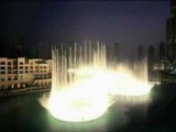 Dubai Fountain, la extraordinaria fuente en Dubai.