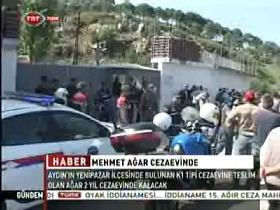 MEHMET AĞAR CEZAEVİNDE
