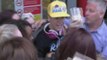 Justin Bieber gets mobbed by fans at Heathrow airport