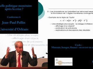 Quelle politique monétaire après la crise? (partie 1/2)