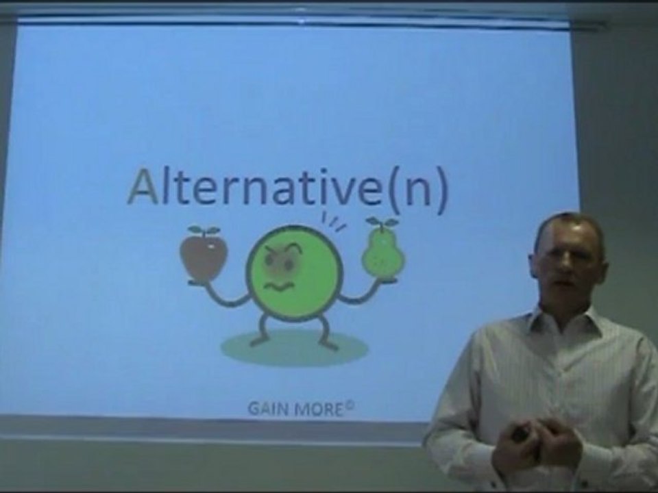 Verhandlungstraining: Denken Sie an Ihre Alternative(n).