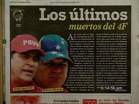 Titulares de Primera Página este 26 de Abril